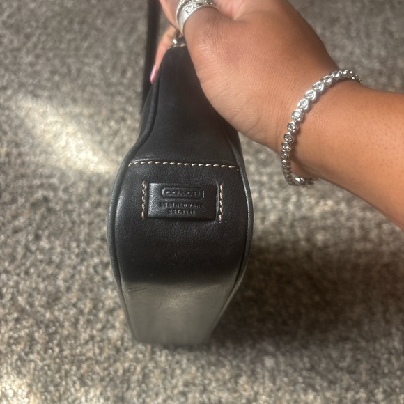 Coach Black Leather Demi Shoulder Bag - Picture 2 of 4